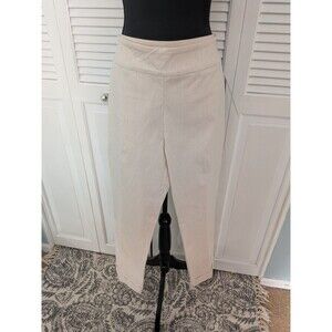 Tribal Ankle Flattin It Pants Womens 16 Beige/Stone Cuff Stretch Career Wear NEW